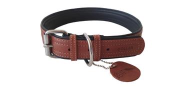 WAUDOG Soft Halsband Leder Bruin XL Nekomtrek 57-71 cm -40%! beschikbaar voor biedingen