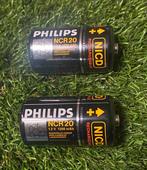 2 PHILIPS NCR20 RECHAREGEABLE / OPLAADBARE BATTERIJEN, Ophalen, Nieuw, Oplaadbaar