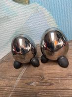 Jaren 90 chromen peper en zout stel van Alex Meijer, Antiek en Kunst, Ophalen of Verzenden