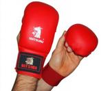 Matsuru karate vuistbeschermers rood, Ophalen of Verzenden, Zo goed als nieuw, Karate, Vechtsportbescherming