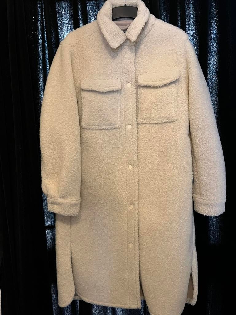 Mooie teddy coat/jas nieuw mt 38/40, Ophalen of Verzenden, Nieuw, Maat 38/40 (M), Beige