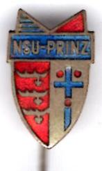 NSU Prinz zilverkleurig auto speldje ( C_057 ), Verzamelen, Speldjes, Pins en Buttons, Verzenden, Zo goed als nieuw, Transport