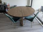 Dining table IKEA MORBYLANGA, round, Ophalen, Zo goed als nieuw, Rechthoekig, 50 tot 100 cm