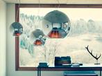 set van 2 iconische italiaanse glazen design lampen uit 1968, Ophalen of Verzenden, Glas, Minder dan 50 cm