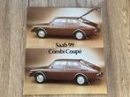 Saab 99 Combi Coupé brochure, Verzenden, Zo goed als nieuw, Overige merken