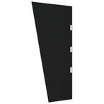 deurluifel 30/50x100 cm gehard glas zwart, Nieuw, Glas, Minder dan 100 cm, Ophalen of Verzenden