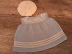 Vintage poppenkleertjes jurkje met baret jaren 50., Verzamelen, Ophalen, Zo goed als nieuw, Kleertjes