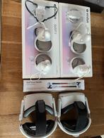 Oculus Quest 2 64GB x2 + KIWI Headstraps + Golf Club Handles, Ophalen, Gebruikt, VR-bril, Overige platformen