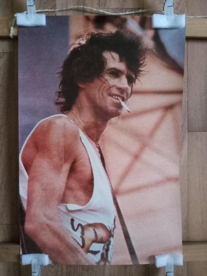 Keith Richards Kodak foto The Rolling Stones 30.5 x 45.5 cm, Verzamelen, Muziek, Artiesten en Beroemdheden, Zo goed als nieuw