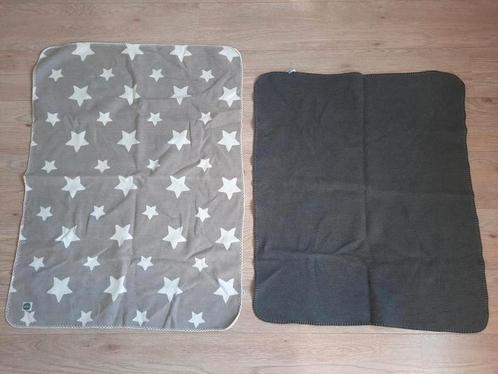 Jollein + Prenatal Grijze Katoenen Dekens, Kinderen en Baby's, Dekens, Slaapzakjes en Inbakerproducten, Gebruikt, Deken, 85 tot 100 cm