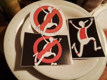 4 Stickers verboden voor..... beschikbaar voor biedingen