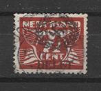 Nederlandse postzegel met Duitse hakenkruis en opdruk Delft, Verzamelen, Verzenden, Landmacht, Nederland, Foto of Poster