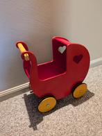 Houten speelgoed kinderwagen, Kinderen en Baby's, Speelgoed | Houten speelgoed, Ophalen, Gebruikt
