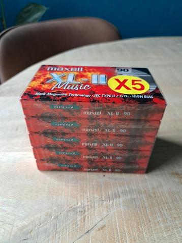 Maxell XL-II Music 90 Cassettebandjes - Nieuw! beschikbaar voor biedingen