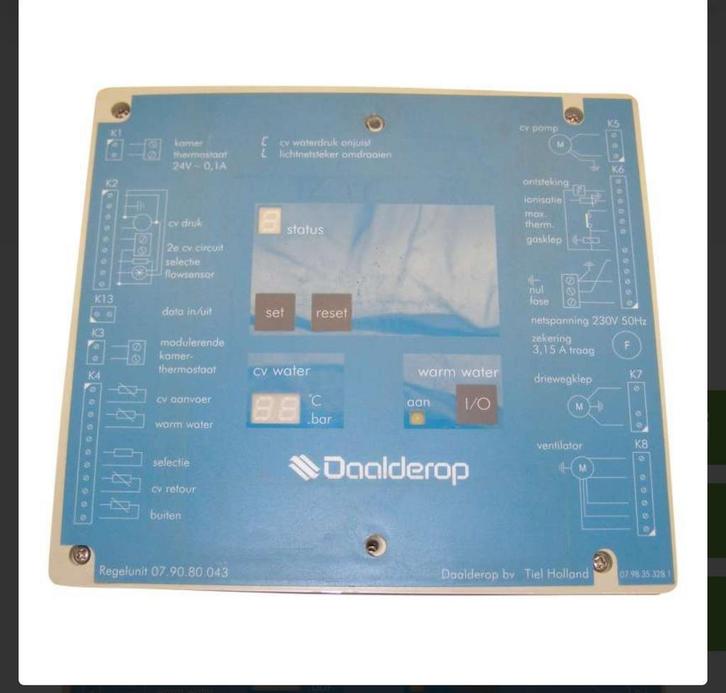 Itho Daalderop hr combiketel regelunit fombifort, Doe-het-zelf en Verbouw, Verwarming en Radiatoren, Zo goed als nieuw, Ophalen of Verzenden