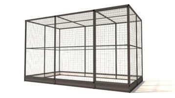 Aluminium Kippenren Noa | 50 mm gaas 328 x 176 x 193 cm beschikbaar voor biedingen