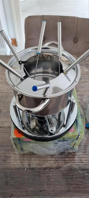 Fondue Set CSW RVS - Zo Goed Als Nieuw! beschikbaar voor biedingen