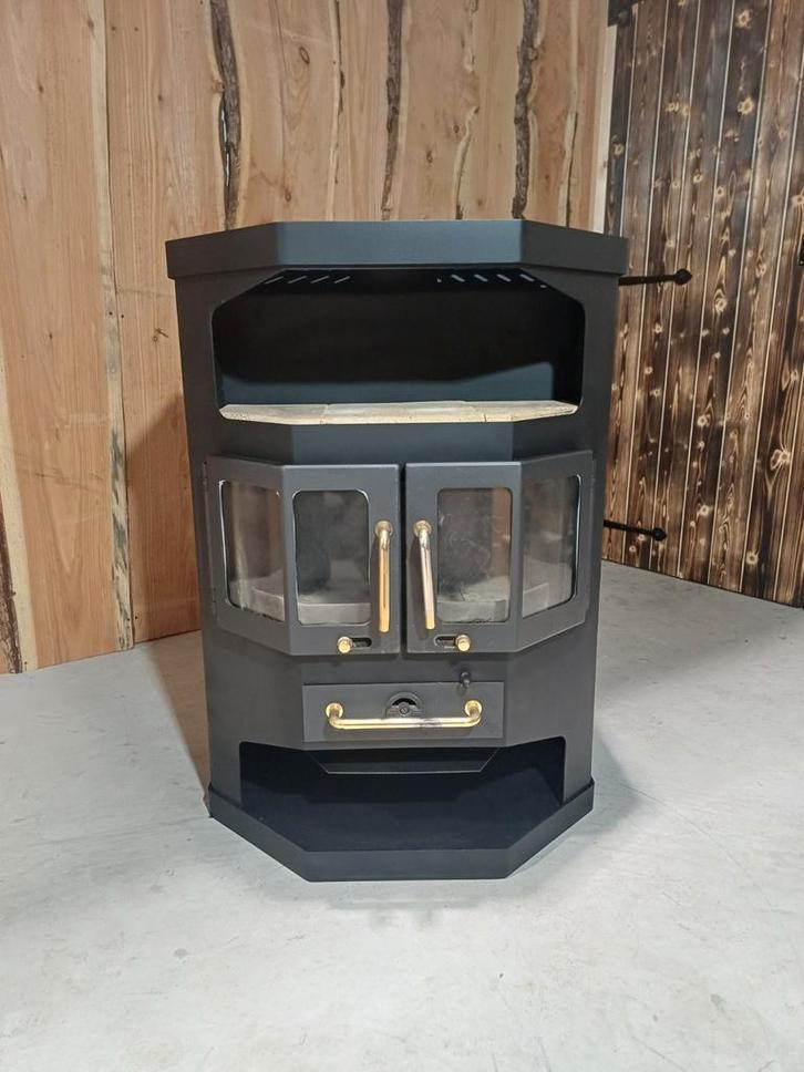 Zeer nette houtkachel te koop 8kw!, Huis en Inrichting, Kachels, Zo goed als nieuw, Vrijstaand, Houtkachel, Hout, Ophalen