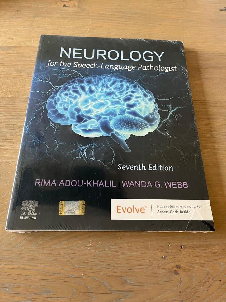 Logopedie studieboek Neurology for the speach-language, Boeken, Studieboeken en Cursussen, Nieuw, Niet van toepassing, Beta, Ophalen of Verzenden