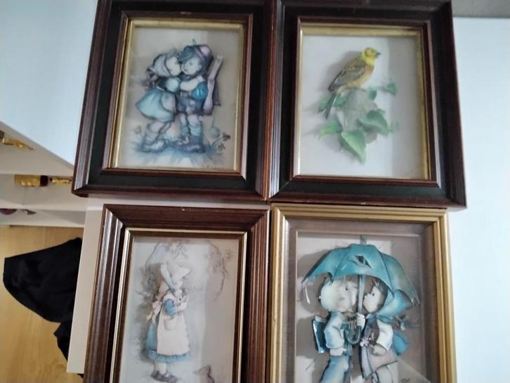 9 x diverse leuke schilderij lijstjes, Huis en Inrichting, Woonaccessoires | Lijsten, Zo goed als nieuw, Minder dan 50 cm, Minder dan 50 cm