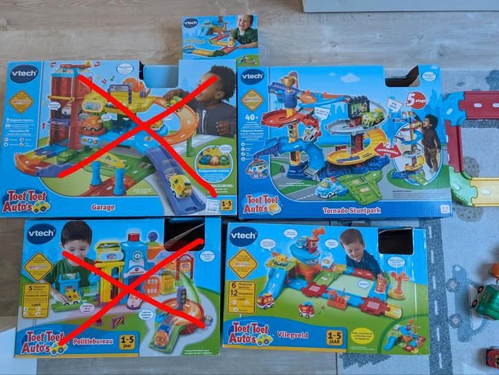Toet Toet auto sets en losse auto's/vliegtuig, Kinderen en Baby's, Speelgoed | Vtech, Gebruikt, 2 tot 4 jaar, Ophalen