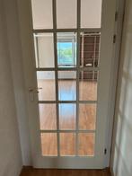 Binnendeur met facet glas, Ophalen, 80 tot 100 cm, Binnendeur, 200 tot 215 cm