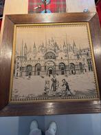 Te koop gobelin van het sint Marcoplein., Antiek en Kunst, Ophalen of Verzenden