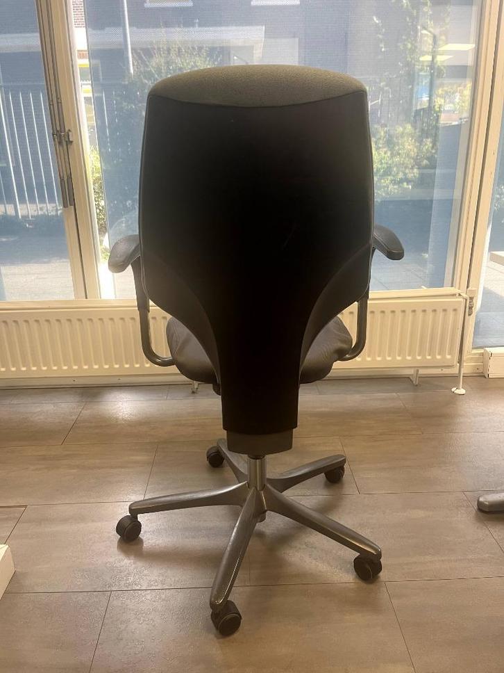 Bureaustoelen grijs - 2 stuks, Huis en Inrichting, Bureaustoelen, Gebruikt, Bureaustoel, Grijs, Ophalen