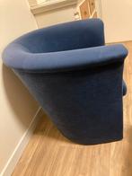 Blauwe fauteuil in goede staat, Huis en Inrichting, Fauteuils, Minder dan 75 cm, Ophalen of Verzenden, Zo goed als nieuw, 75 tot 100 cm
