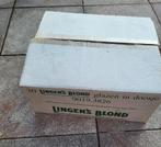 Te koop 29 bierglazen Lingens blond, Ophalen, Zo goed als nieuw, Glas of Glazen, Overige merken