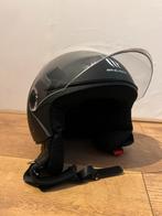 Jethelm Mt Street Matzwart XL, Fietsen en Brommers, Brommerhelmen, Ophalen, Zo goed als nieuw, Extra large of groter