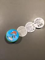 Vintage Smurf kauwgom uit 2011, diameter 5,5 cm., Ophalen of Verzenden