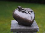 Grote BRONZEN URN / grafdecoratie / ROZEN, Huis en tuin decoratie Marie, Nieuw, Info@huisentuindecoratiemarie.nl, Peize