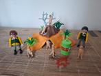 Playmobil dierentuin stokstaartjes met twee verzorgers, Kinderen en Baby's, Speelgoed | Playmobil, Ophalen of Verzenden, Zo goed als nieuw