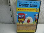 vhs 20a lucky luke 7-9 indianen roulette, Alle leeftijden, Ophalen of Verzenden, Zo goed als nieuw, Tekenfilms en Animatie