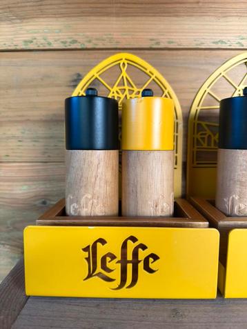Leffe Menuhouders (4) peper & zout stel en plek voor viltjes beschikbaar voor biedingen