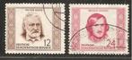 DDR Yvert nrs 63 en 65, Verzenden, DDR, Gestempeld