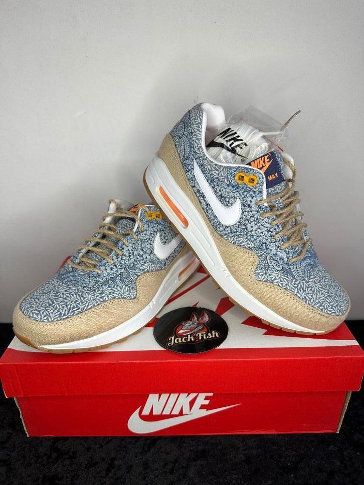 Nike air Max 1 Liberty London Blue - size 38,5, Kleding | Heren, Schoenen, Nieuw, Sneakers of Gympen, Overige kleuren, Ophalen of Verzenden