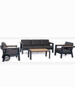 Tuinset van avh tuinmeubelen 1 jaar oud, Tuin en Terras, Tuinsets en Loungesets, Ophalen, 5 zitplaatsen, Aluminium, Bank