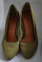 Groene pumps met Bijzondere Hak, Ophalen, Pumps, Marco Tozzi, Zo goed als nieuw