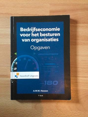 Bedrijfseconomie voor het besturen van organisaties opgaven beschikbaar voor biedingen