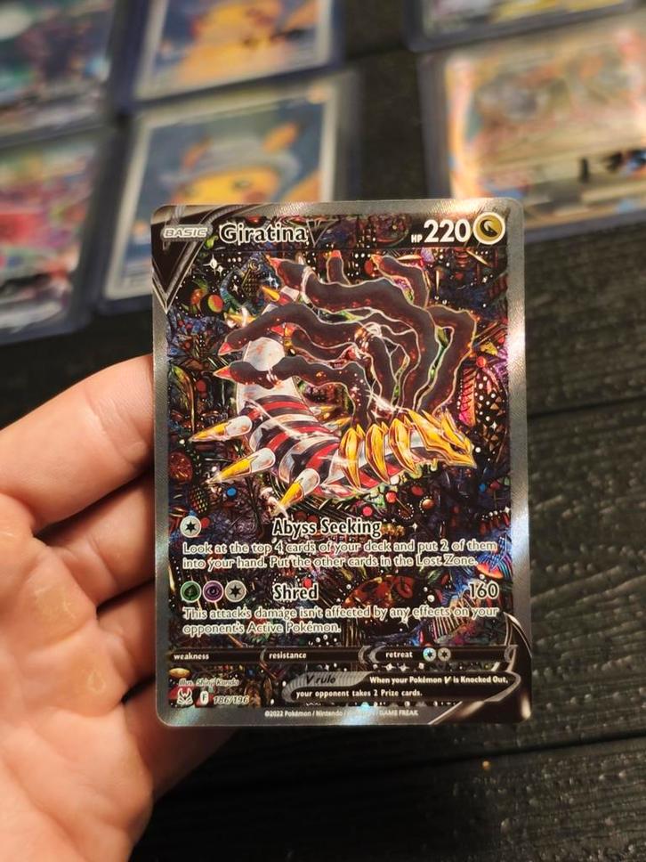 🌌 Giratina V 186 Lost Origin, Hobby en Vrije tijd, Verzamelkaartspellen | Overige, Zo goed als nieuw, Ophalen of Verzenden