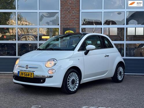 Fiat 500 1.2 Lounge, airco, panodak, 15"LM , Chroompakket,, Auto's, Fiat, Bedrijf, Te koop, ABS, Airbags, Airconditioning, Centrale vergrendeling