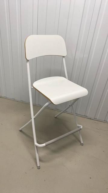 Ikea FRANKLIN opklapbare barkruk 63 cm - wit beschikbaar voor biedingen