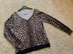 Liu jo dunne trui v-hals Leopard glitter maat L Zga nieuw, Kleding | Dames, Liu jo, Maat 42/44 (L), Ophalen of Verzenden, Bruin