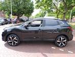 Nissan QASHQAI 1.2 Tekna AUTOMAAT PANORAMADAK NAV TEL CRUISE, Gebruikt, 4 cilinders, 116 pk, Zwart