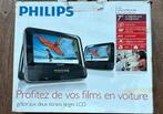 Philips auto DVD-speler met dubbele 7" LCD-schermen, Ophalen of Verzenden, Zo goed als nieuw, Philips