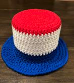 Toiletrolhoedje rood wit blauw Nederlandse vlag Holland, Ophalen of Verzenden, Nieuw
