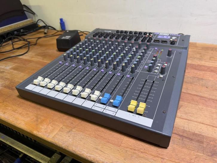 Soundcraft Spirit Folio F1 Fader 100 16.2 mixer mengtafel, Muziek en Instrumenten, Mengpanelen, Gebruikt, 10 tot 20 kanalen, Microfooningang
