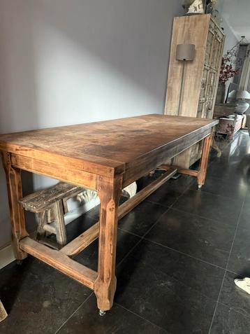 Klooster tafel antiek eiken beschikbaar voor biedingen
